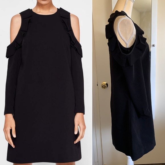 TED BAKER | Cold Shoulder Dress | Size 1 - Picture 6 of 11